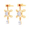 14k Gorgeous Jhumka Design Earrings From Amazea Collection