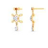 14k Gorgeous Jhumka Design Earrings From Amazea Collection