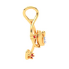 14KT Musical Note Bird Gold Pendant From Amazea Collection