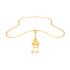 14KT Musical Note Trumpet Gold Pendant From Amazea Collection