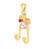 14KT Musical Note Butterfly Gold Pendant From Amazea Collection