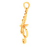 14KT Special Musical Note Gold Pendant From Amazea Collection