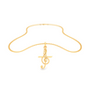 14KT Special Musical Note Gold Pendant From Amazea Collection