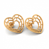 14KT (585) Yellow Gold Stud Earrings for Women