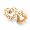 14KT (585) Yellow Gold Stud Earrings for Women