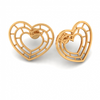 14KT (585) Yellow Gold Stud Earrings for Women