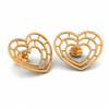 14KT (585) Yellow Gold Stud Earrings for Women