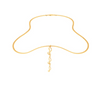 14kt Musical Note Drop Gold Pendant From Amazea Collection 