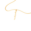 14kt Musical Note Drop Gold Pendant From Amazea Collection 