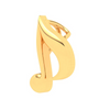 14kt Quaver Musical Note Gold Pendant From Amazea Collection 