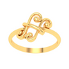 14kt Musical Note Gold Ring From Amazea Collection 