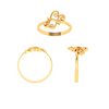 14kt Musical Note Gold Ring From Amazea Collection 