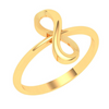 14kt Infinity Design Gold Ring From Amazea Collection 