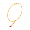 14KT Musical Note with Evil Eye Gold Braclet From Amazea Collection 