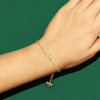 14KT Musical Note with Trumpet Gold Braclet From Amazea Collection 