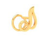 14KT Musical Note Unique Gold Nosepin From Amazea Collection 