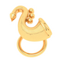 14KT Trumpet Shaped Gold Nosepin From Amazea Collection 