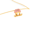 14K hut shaped Gold pendant on grass from Amazea Collection