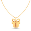 14K gift basket shaped unique and elegant gold pendant  from Amazea Collection