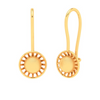 14KT Sun Shaped Gold Stud Earring From Amazea Collection 