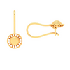 14KT Sun Shaped Gold Stud Earring From Amazea Collection 