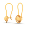 14KT Sun Shaped Gold Stud Earring From Amazea Collection 