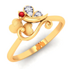 14K uniquely designed gold ring from the Amazea Collection