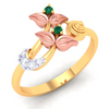 14K Gorgeous gold ring embded with finest quality stones from the Amazea Collection