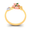 14K Gorgeous gold ring embded with finest quality stones from the Amazea Collection