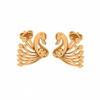 14KT (585) Yellow Gold Stud Earrings for Women