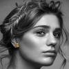 14KT (585) Yellow Gold Stud Earrings for Women