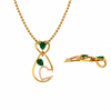 14KT (585) Yellow Gold Pendant for Women