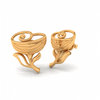 14KT (585) Yellow Gold Stud Earrings for Women