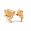 14KT (585) Yellow Gold Stud Earrings for Women