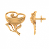 14KT (585) Yellow Gold Stud Earrings for Women