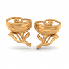 14KT (585) Yellow Gold Stud Earrings for Women