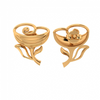 14KT (585) Yellow Gold Stud Earrings for Women