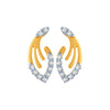 14k (585) Yellow Gold and Diamond Stud Earrings for Women