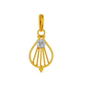 14KT (585) Yellow Gold Pendant For Women