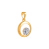 14KT (585) Yellow Gold and Diamond Pendant for Women