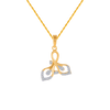 14KT (585) Yellow Gold and Diamond Pendant for Women