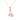 14k (585) Rose Gold and Diamond Pendant for Women