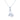 14k (585) White Gold and Diamond Pendant for Women