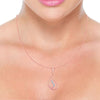 14k (585) Rose Gold and Diamond Pendant for Women