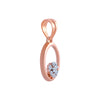 14k (585) Rose Gold and Diamond Pendant for Women