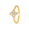 14KT (585) Yellow Gold and Diamond Ring for Women