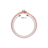 14k (585) Rose Gold and Diamond Ring for Women