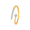 14k (585) Yellow Gold and Diamond Ring for Women