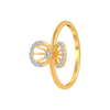 14KT (585) Yellow Gold and Diamond Ring for Women