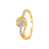 14KT (585) Yellow Gold and Diamond Ring for Women